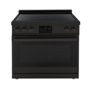 36″ Professional Induction Range – Black Stainless Induction Hardware