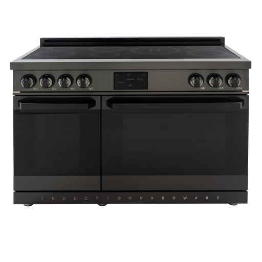 48″ Professional Induction Range – Black Stainless Induction Hardware