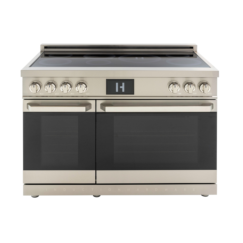 48″ Professional Induction Range – Stainless Steel Induction Hardware