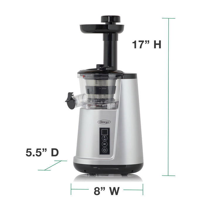 Omega Vertical Cold Press Compact Masticating Juicer (JC3000)