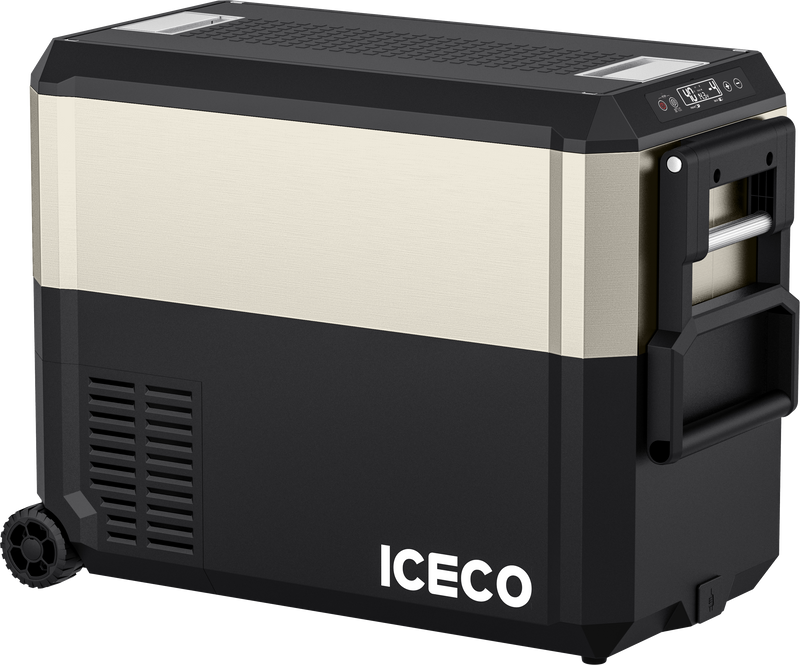 JP50 Pro Dual Zone Wheeled Car Fridge With Cover | ICECO | 50 LT Inca Overland Outfitters