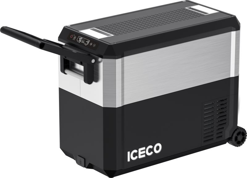 JP50 Pro Dual Zone Wheeled Car Fridge With Cover | ICECO | 50 LT Inca Overland Outfitters