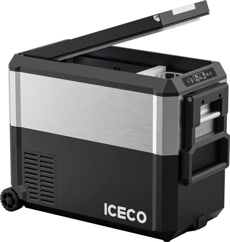 JP50 Pro Dual Zone Wheeled Car Fridge With Cover | ICECO | 50 LT Inca Overland Outfitters