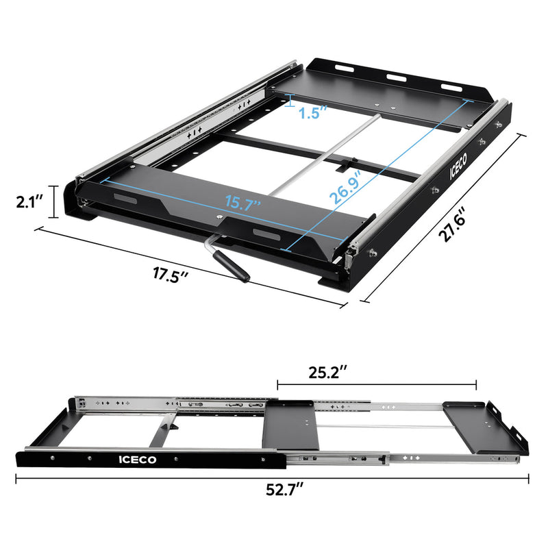 JPPro/VL45/APL35/VL35Pro/VL45Pro Fridge Slide Mount | ICECO Inca Overland Outfitters