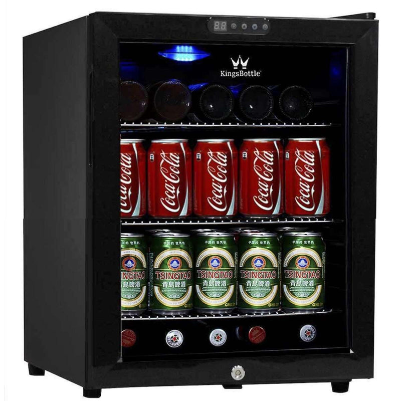 Compact 45-Can Mini Bar Fridge KingsBottle.com