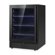 24 Inch Under Counter LOW-E Glass Door Beer Fridge KingsBottle.com