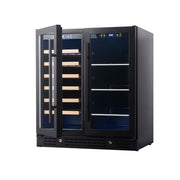 30-inch Combination Beer and Wine Cooler with Low-E Glass Door KingsBottle.com
