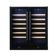 30-inch Dual Zone Wine Cooler with Low-E Glass Door KingsBottle.com