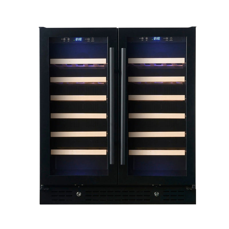 30-inch Dual Zone Wine Cooler with Low-E Glass Door KingsBottle.com