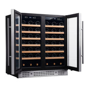 30-inch Dual Zone Wine Cooler with Low-E Glass Door KingsBottle.com