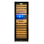 164 Bottle Large Wine Refrigerator With Glass Door KingsBottle.com