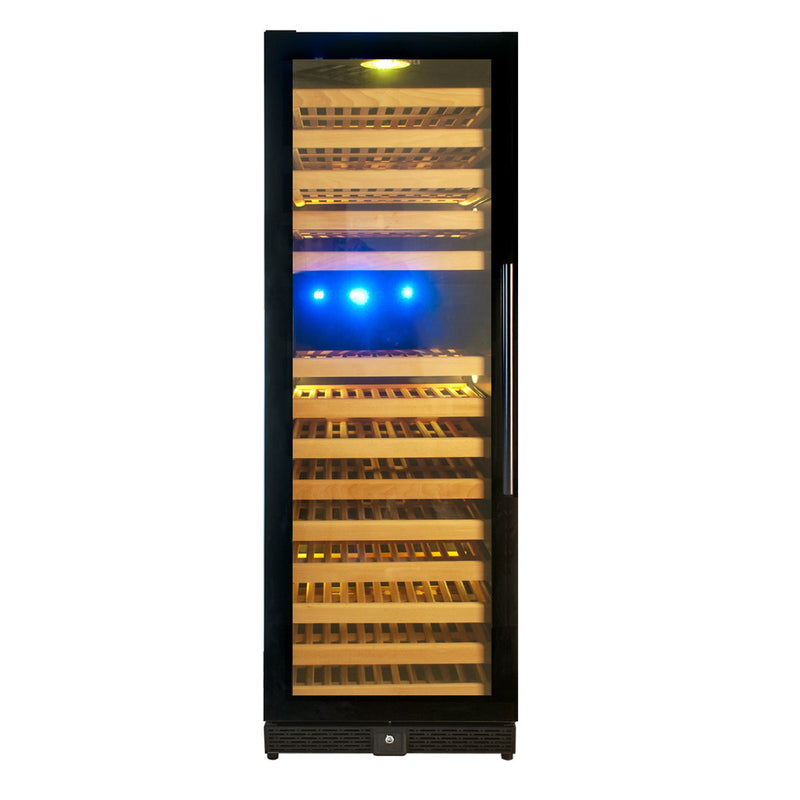 164 Bottle Large Wine Refrigerator With Glass Door KingsBottle.com