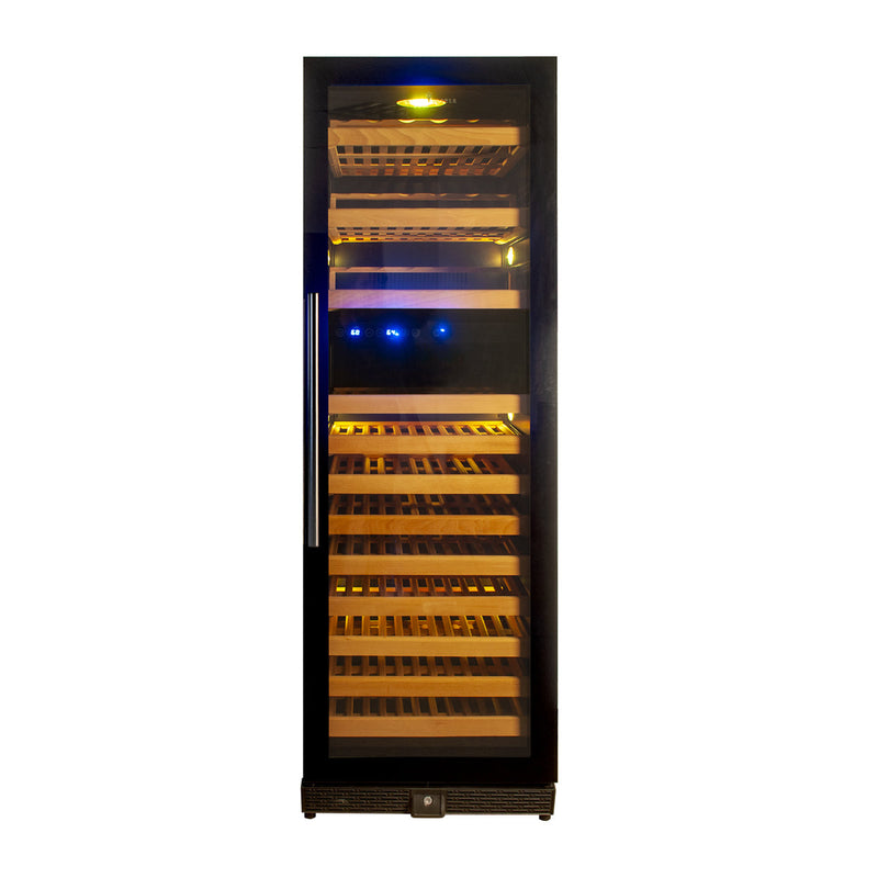164 Bottle Large Wine Refrigerator With Glass Door KingsBottle.com