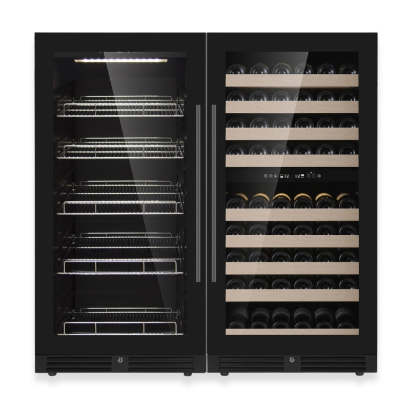 47" High Wine & Beverage Refrigerator Combo with Triple Temp. Zones KingsBottle.com