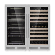 47" High Wine & Beverage Refrigerator Combo with Triple Temp. Zones KingsBottle.com
