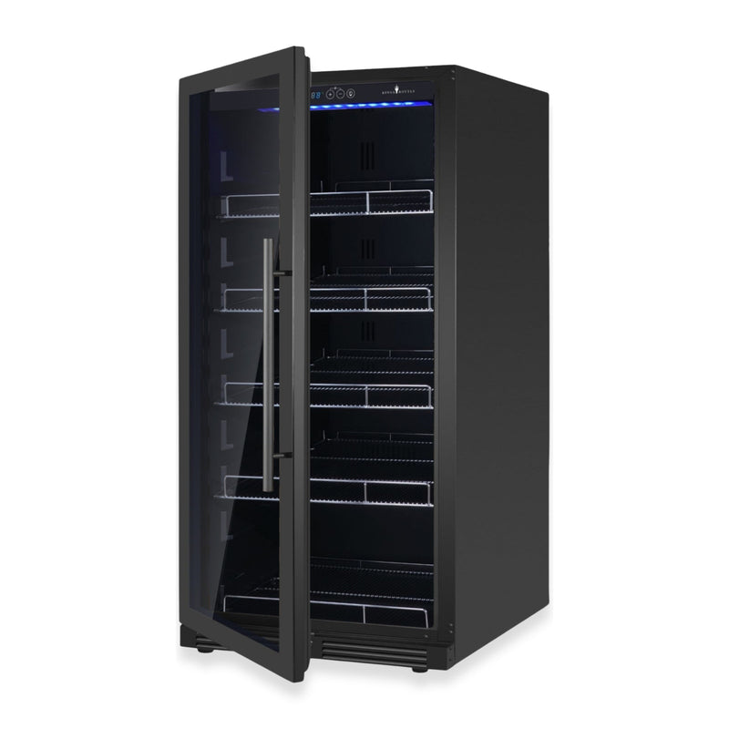 389 Cans Capacity Upright Beverage Refrigerator With Low-E Glass Door KingsBottle.com