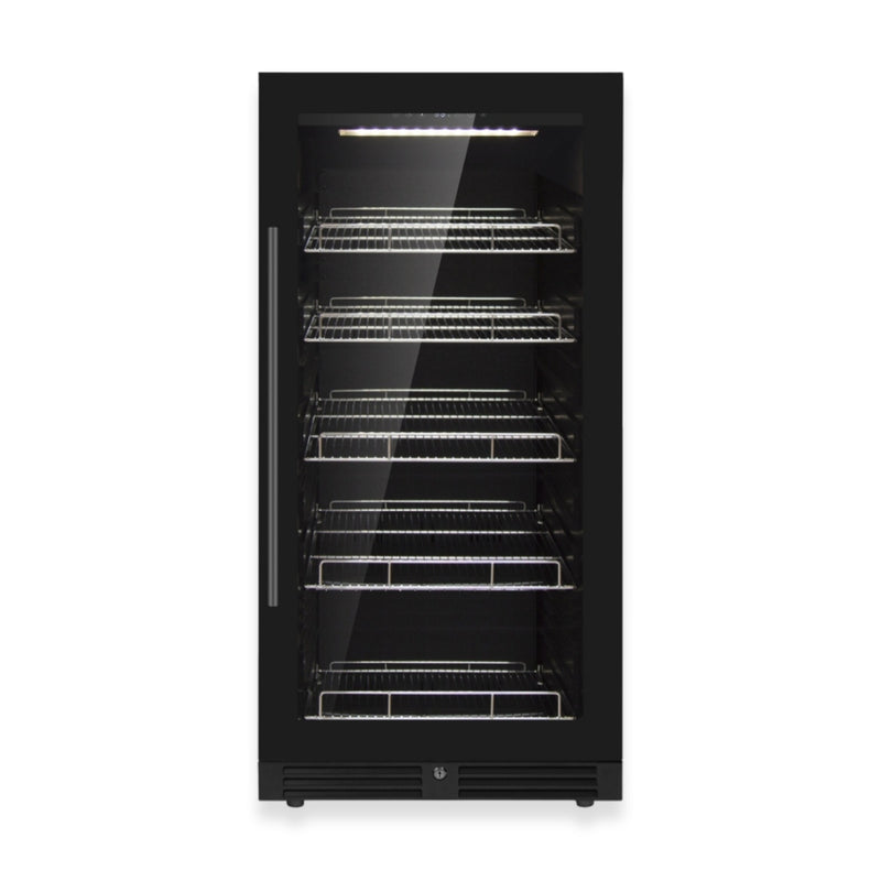 389 Cans Capacity Upright Beverage Refrigerator With Low-E Glass Door KingsBottle.com