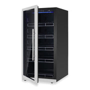389 Cans Capacity Upright Beverage Refrigerator With Low-E Glass Door KingsBottle.com