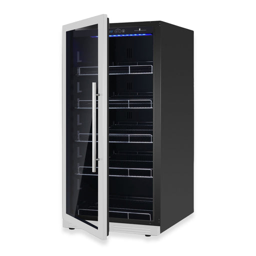 389 Cans Capacity Upright Beverage Refrigerator With Low-E Glass Door KingsBottle.com