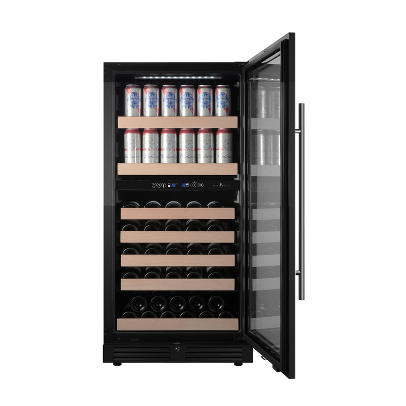47-Inch Tall Dual Zone Wine and Beverage Hybrid  Center KingsBottle.com