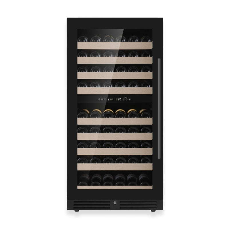 47-Inch Tall Dual Zone Wine Cooler with Low-E Glass Door KingsBottle.com