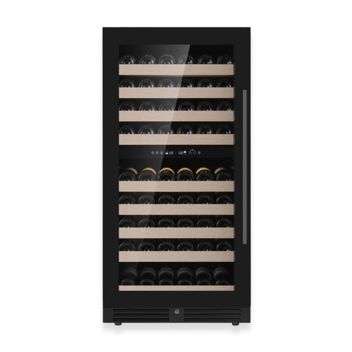 47-Inch Tall Dual Zone Wine Cooler with Low-E Glass Door KingsBottle.com