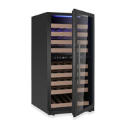 47-Inch Tall Dual Zone Wine Cooler with Low-E Glass Door KingsBottle.com