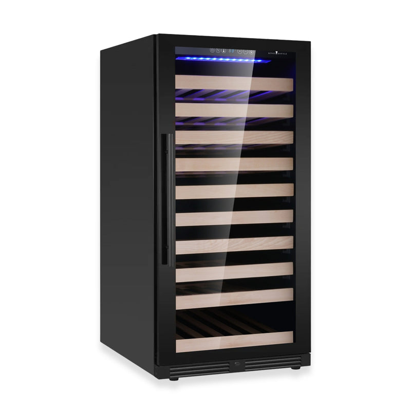 47-Inch Height Single Zone Wine Cooler with Low-E Glass Door KingsBottle.com
