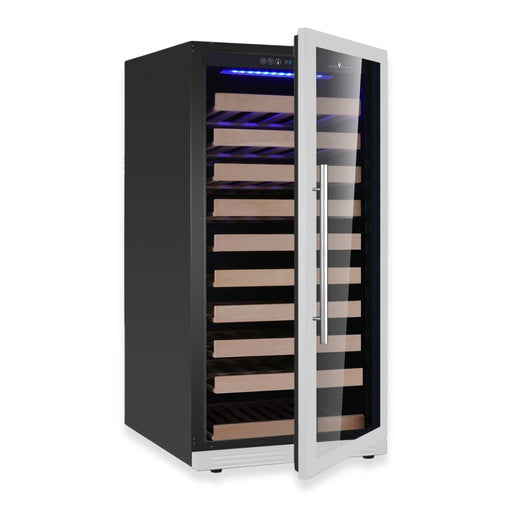 47-Inch Height Single Zone Wine Cooler with Low-E Glass Door KingsBottle.com