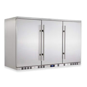 53 Inch Solid 3-Door Outdoor Beverage Drinks Cooler KingsBottle.com