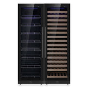 Ultimate Wine & Beverage Upright Refrigerator Combo with Low-E Glass Door KingsBottle.com