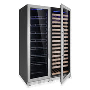 Ultimate Wine & Beverage Upright Refrigerator Combo with Low-E Glass Door KingsBottle.com