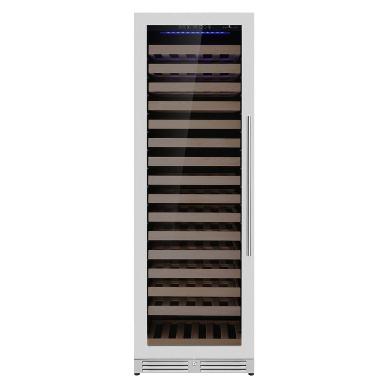 Upright Single Zone Large Wine Cooler With Low-E Glass Door KingsBottle.com