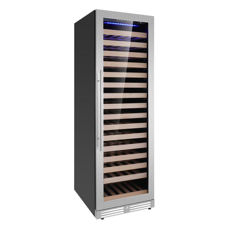 Upright Single Zone Large Wine Cooler With Low-E Glass Door KingsBottle.com
