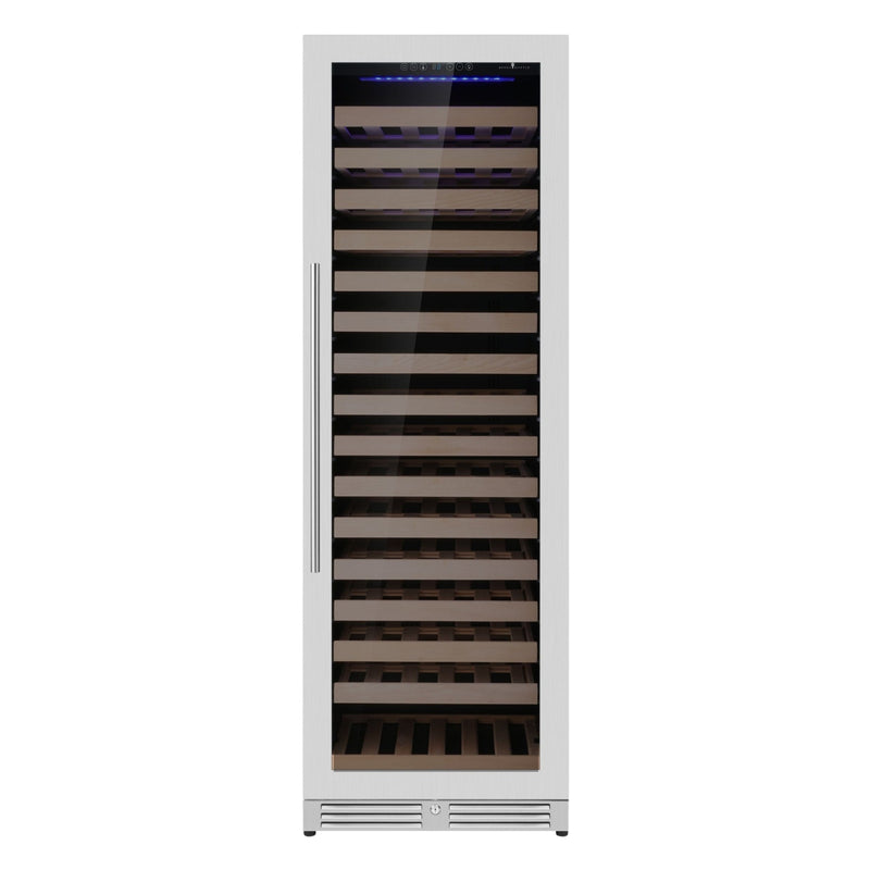 Upright Single Zone Large Wine Cooler With Low-E Glass Door KingsBottle.com