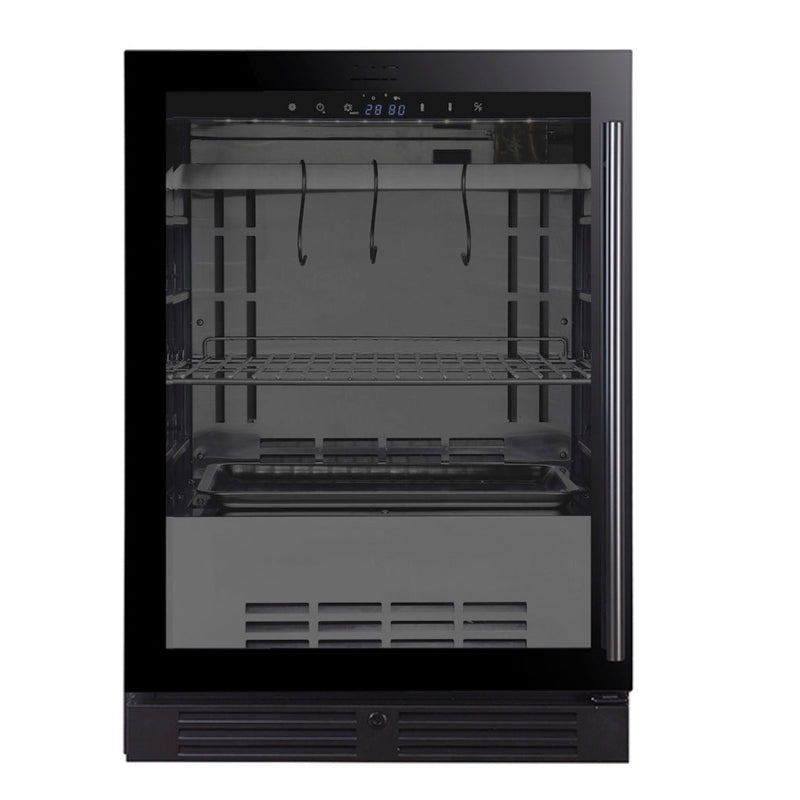 24″ Glass‑Door Meat Aging Fridge (Compact) KingsBottle.com