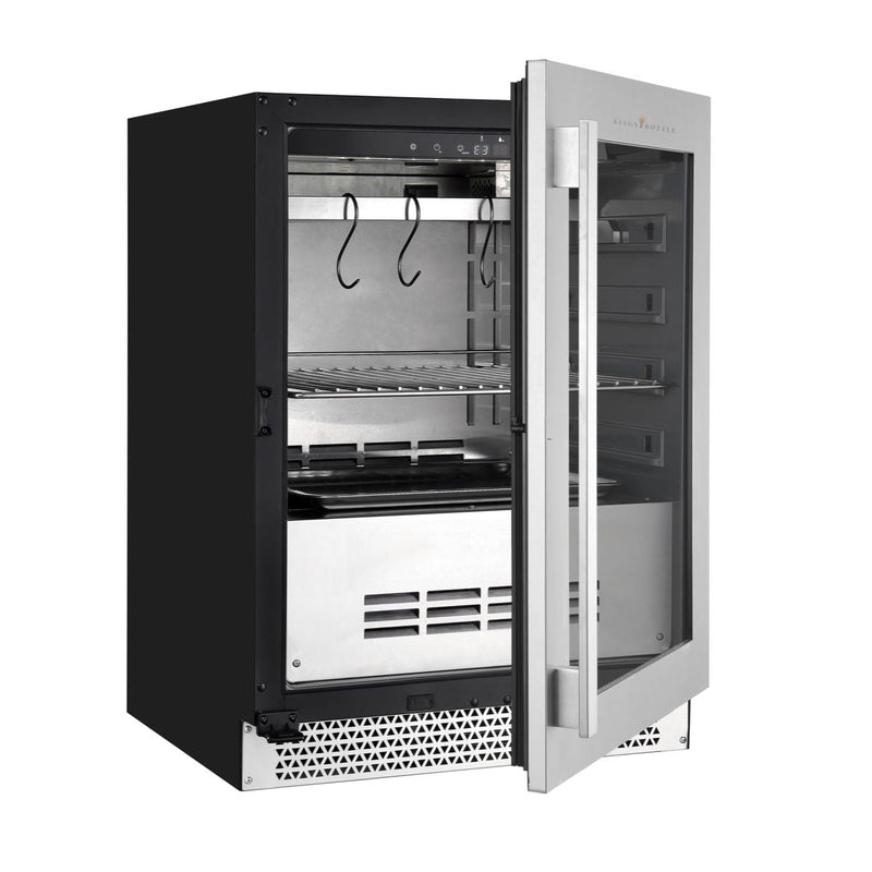 24″ Glass‑Door Meat Aging Fridge (Compact) — CulinaryProfis