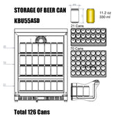 24-Inch Outdoor Beverage Refrigerator with Solid Stainless Steel Door KingsBottle.com