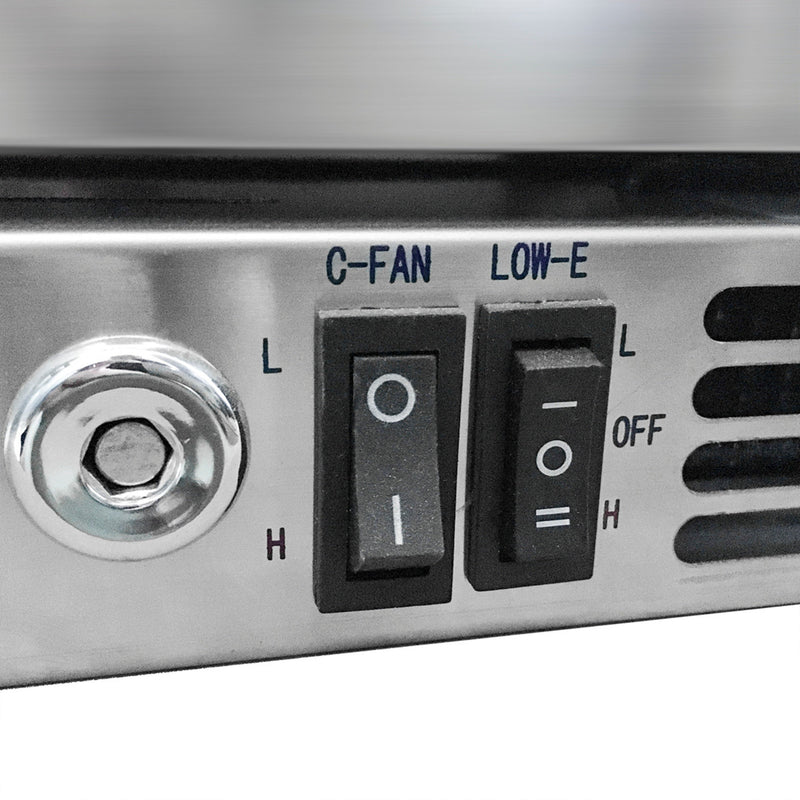 24 Inch Undercounter Beverage Cooler with Heating Glass Door KingsBottle.com