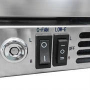 36-Inch Heating Glass Dual Door Built In Beverage Fridge KingsBottle.com