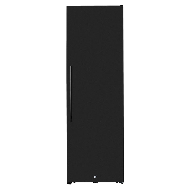 76.5" Tall Single Zone Wine Vault with Solid Black Right Hinge Door Allavino