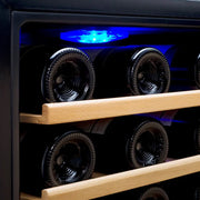 Cascina Series 47 Bottle Dual Zone Freestanding Wine Cooler Refrigerator with Stainless Steel Door Allavino