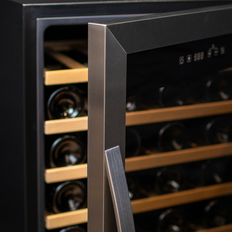 Cascina Series 47 Bottle Dual Zone Freestanding Wine Cooler Refrigerator with Stainless Steel Door Allavino