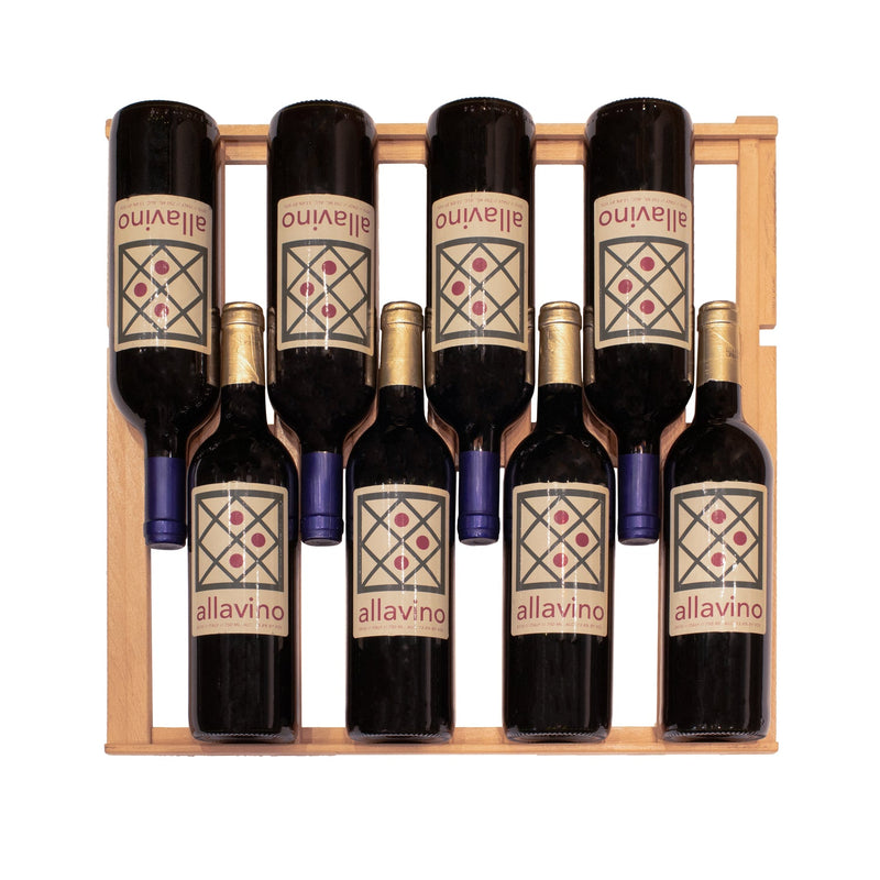 Cascina Series 47 Bottle Dual Zone Freestanding Wine Cooler Refrigerator with Stainless Steel Door Allavino