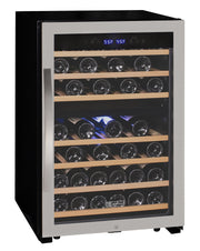 Cascina Series 47 Bottle Dual Zone Freestanding Wine Cooler Refrigerator with Stainless Steel Door Allavino