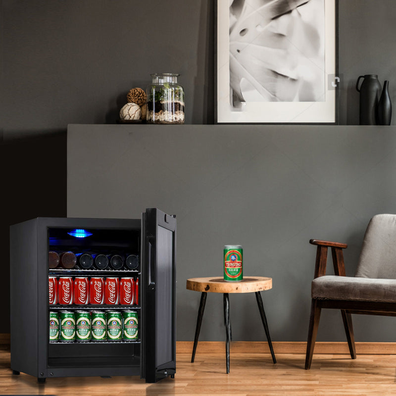 Compact 45-Can Mini Bar Fridge KingsBottle.com
