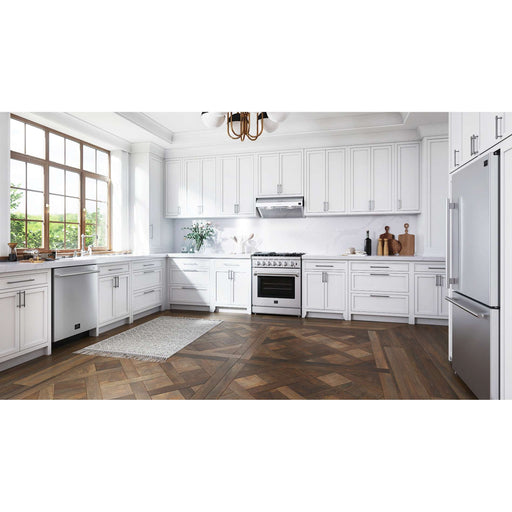 FORNO Milano Espresso 31" Stainless 17.2 cu. ft. Right Swing Bottom Freezer Refrigerator, FFFFD1785-31S FORNO