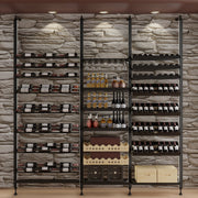 Lumi Nexus Wine Rack System - Floor-to-Ceiling & Floor-to-Wall LED Wine Storage KingsBottle.com