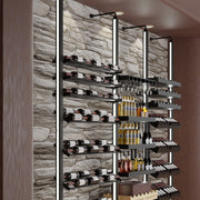 Lumi Nexus Wine Rack System - Floor-to-Ceiling & Floor-to-Wall LED Wine Storage KingsBottle.com
