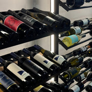 Lumi Nexus Wine Rack System - Floor-to-Ceiling & Floor-to-Wall LED Wine Storage KingsBottle.com